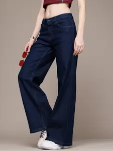 The Roadster Life Co. Women Wide Leg Stretchable Jeans