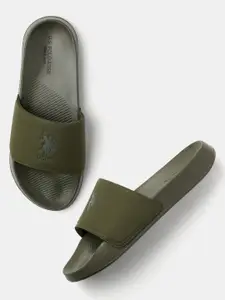 U.S. Polo Assn. Men Printed Sliders