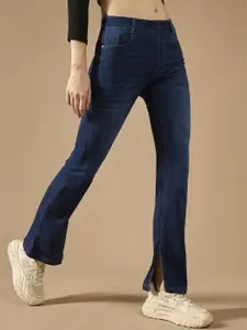 DOLCE CRUDO Women Bootcut Stretchable Jeans