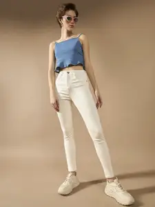 DOLCE CRUDO Women Skinny Fit Stretchable Jeans