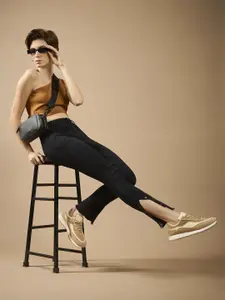 DOLCE CRUDO Women Skinny Fit High-Rise Stretchable Jeans