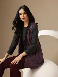 Chemistry Longline Button Shrug