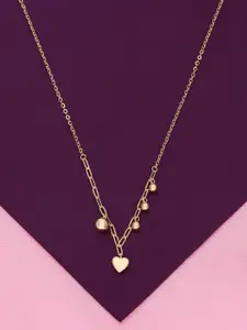 KAI JEWEL Sterling Silver Gold-Plated Necklace