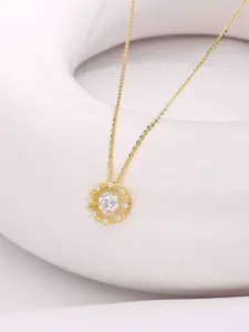 KAI JEWEL Sterling Silver Gold-Plated Necklace