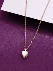 KAI JEWEL Sterling Silver Rose Gold-Plated Necklace