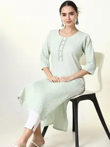 SHOWOFF Women Pastels Kurta