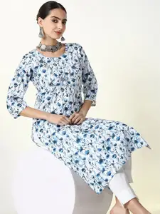 SHOWOFF Women Floral Printed Floral Kurta