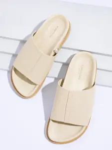 Kenneth Cole Leather Women Open Toe Flats