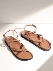 Nautica Women Open Toe Flats