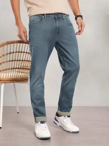 Nautica Men Slim Fit Mid-Rise Light Fade Stretchable Jeans