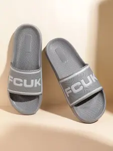 FCUK Men Printed Sliders