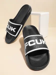 FCUK Men Printed Sliders