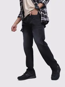 The Roadster Life Co. Men Mid-Rise Pure Cotton Light Fade Regular Fit Jeans