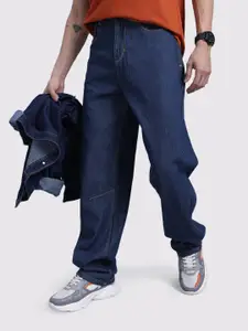 The Roadster Life Co. Men Contrast Stitch Detail Relaxed Fit Jeans