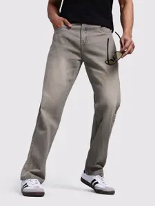 The Roadster Life Co. Men Contrast Stitch Vintage Wash Jeans