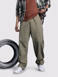 The Roadster Life Co. Men Pure Cotton Baggy Fit Jeans