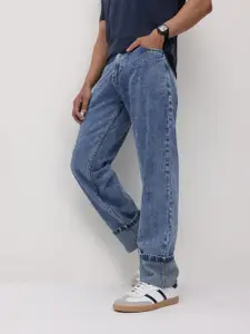 The Roadster Life Co. Men Cotton Straight Fit Mid-Rise Jeans