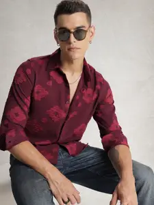 WROGN Self Designed Casual Shirt