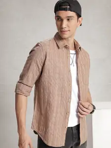 WROGN Vertical Stripes Casual Shirt