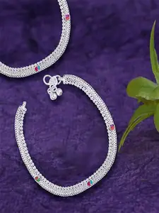 Lila Silver-Plated Anklet