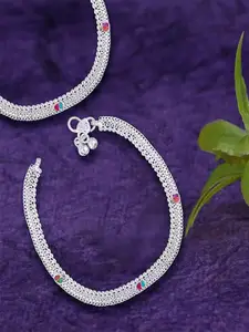 Lila Silver-Plated Anklet