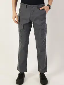 Thomas Scott Men Smart Easy Wash Cargos Trousers