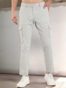 NEVER NEUD Men Relaxed Classic Cargos Trousers