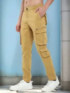 NEVER NEUD Men Relaxed Vintage Utility Cargos Joggers