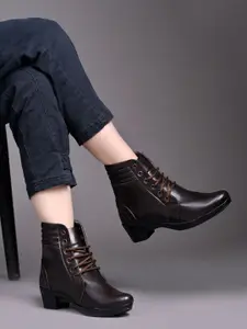 Shoetopia Women Block Heeled Regular Boots