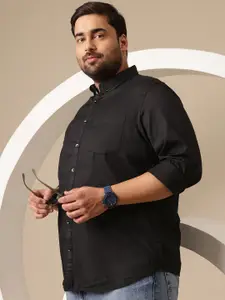 Sztori Plus Size Solid Casual Shirt