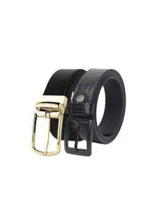 Hayes London Men 2 Leather Reversible Formal Belt