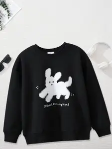 FOREVER FRIDAY Boys Cotton Graphic Printed Pullover Sweatshirt