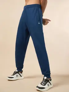 CULT Men Training Essential Cobalt Cotton Mid-Rise Joggers