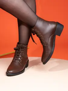 The Roadster Lifestyle Co Women Block-Heeled Regular Boots