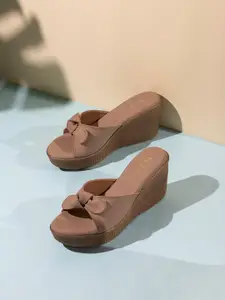 Inc 5 Women High-Top Wedge Sandals with Bows