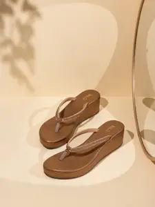 Inc 5 Women Embellished Wedge Heel Sandals