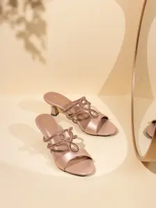 Inc 5 Women Embellished Kitten Heel Sandals