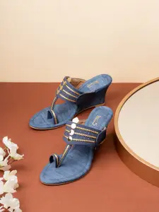 Inc 5 Party Ethnic - Embellished High-Top Wedge Sandals