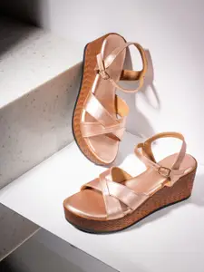 Inc 5 Women Party High-Top Block Heel Sandals with Buckles