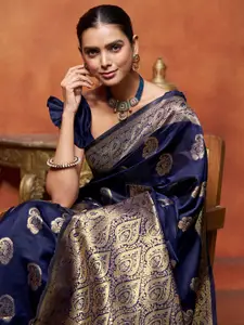 KALINI Woven Design Zari  Banarasi Saree