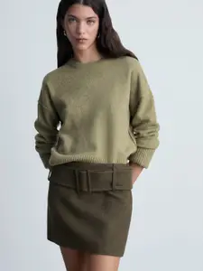 MANGO Drop-Shoulder Sleeves Pullover