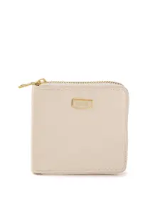 MANGO Women Faux Leather Zip Around Wallet