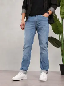 Nautica Men Straight Fit Heavy Fade Stretchable Jeans