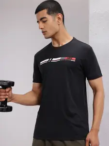 HRX by Hrithik Roshan Men Striped Rapid-Dry Training T-shirt