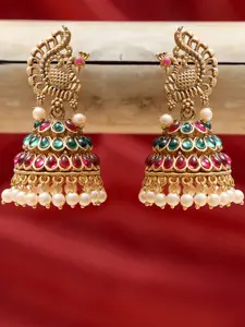Fida Dome Shaped Jhumkas Earrings