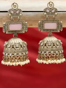 Fida Dome Shaped Jhumkas Earrings