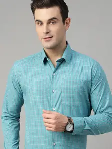 Hancock Standard Slim Fit Checked Formal Shirt