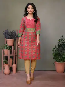 Rangita Women Embroidered Thread Work Kurta