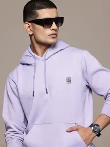 The Roadster Lifestyle Co. Solid Hooded Fleece Sweatshirt