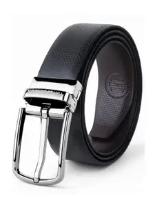 Hayes London Men Reversible Leather Belts PU Formal Belt With Metal Buckle Regal